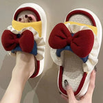 pantoufle lin - Vignette | pantoufles