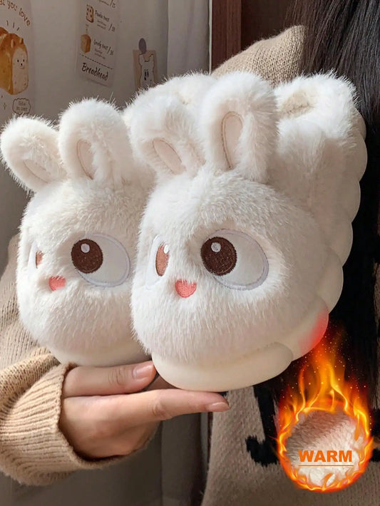 Pantoufle lapin blanc