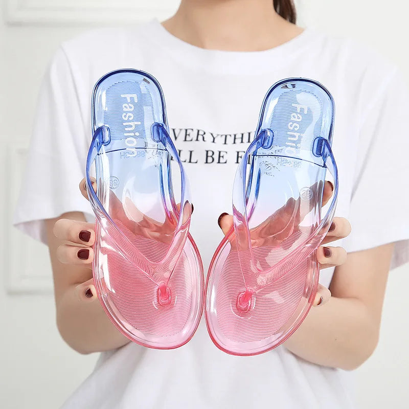 Pantoufles en cristal pour femmes