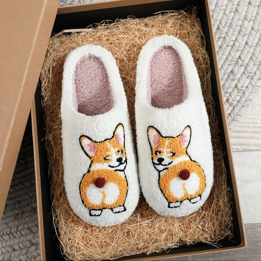 Pantoufles en laine et coton confortables couleur keji