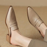 Pantoufles mules à talons épais - Vignette | pantoufles