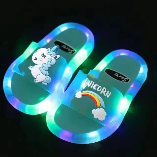 Pantoufles lumineuses pour enfants