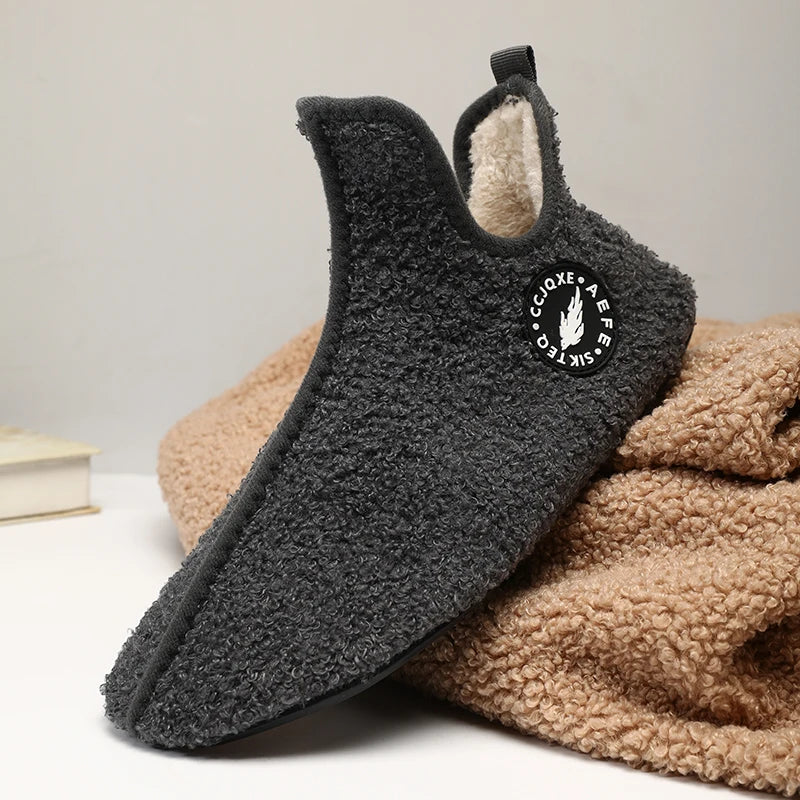chausson pantoufle pour homme couleur noir