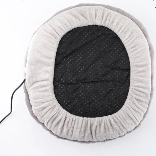 pantoufle Chauffe-pieds chauffant USB couleur gris