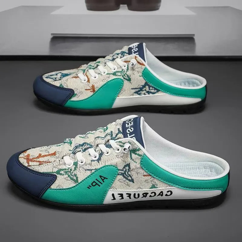 pantoufle a pépère couleur vert