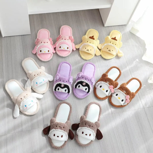 pantoufle animaux plusieurs couleurs
