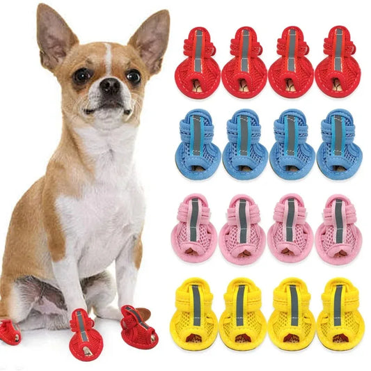 pantoufle chien multicouleur 