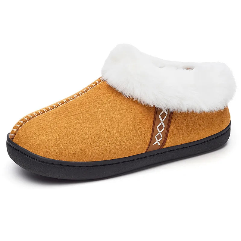 pantoufle d'automne couleur brun