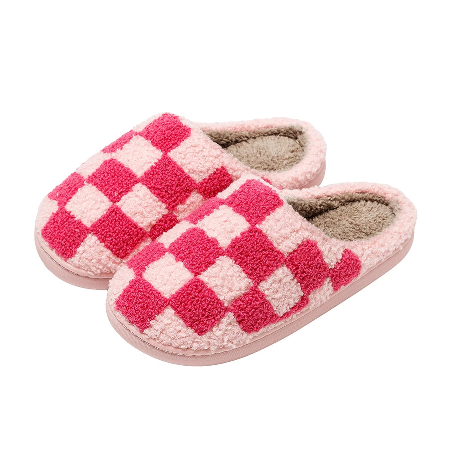 pantoufle de vieux couleur rose