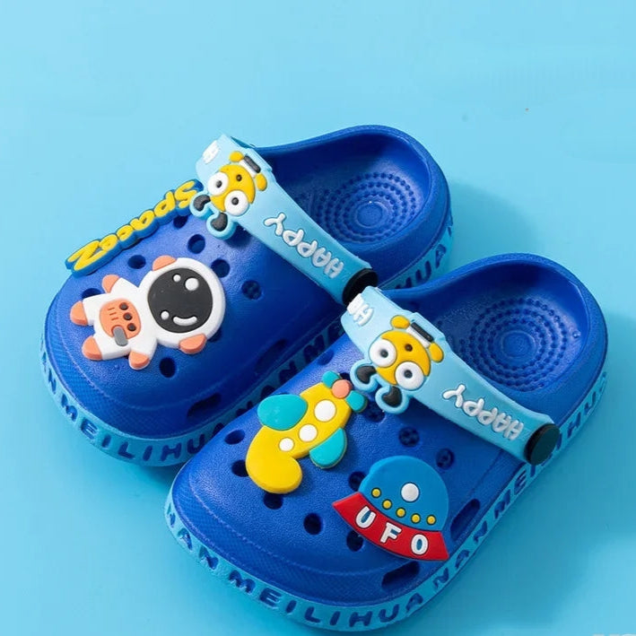 pantoufle enfant garçon couleur bleu