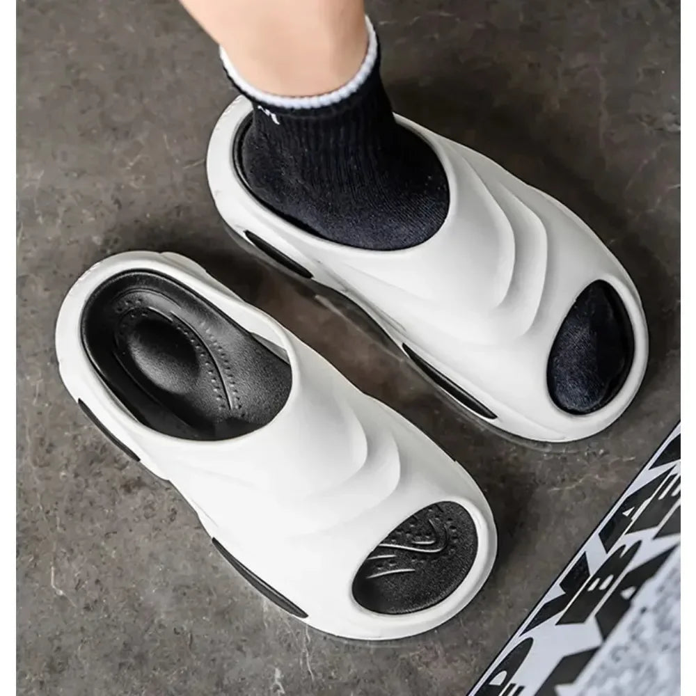 pantoufle homme couleur blanc