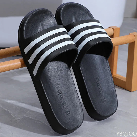 pantoufles d'été pour couple couleur noir