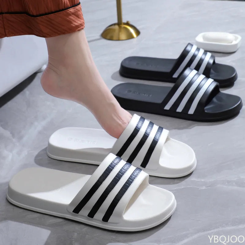 pantoufles d'été pour couple couleur banc