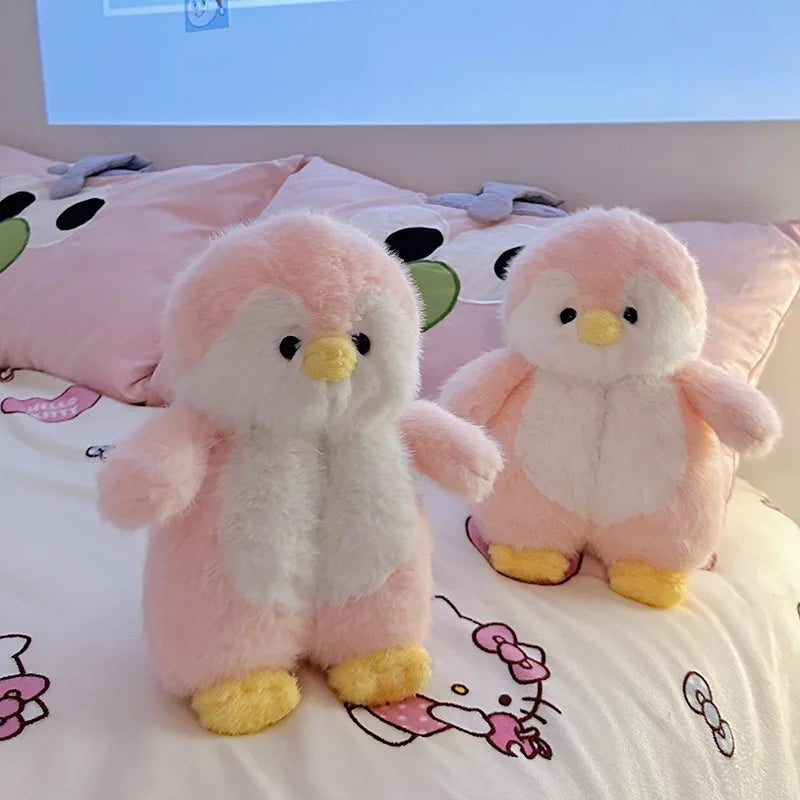 pantoufles pingouin couleur rose clair
