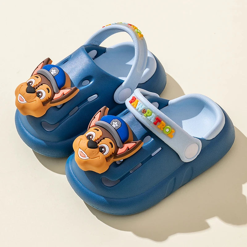 pantoufles pour enfants couleur bleu