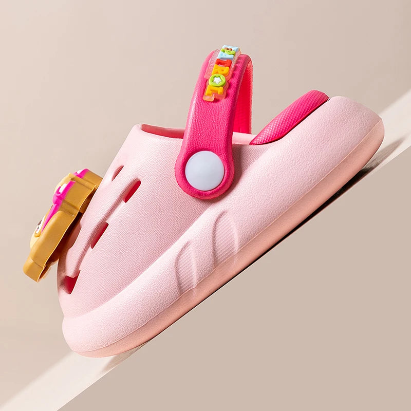 pantoufles pour enfants rose