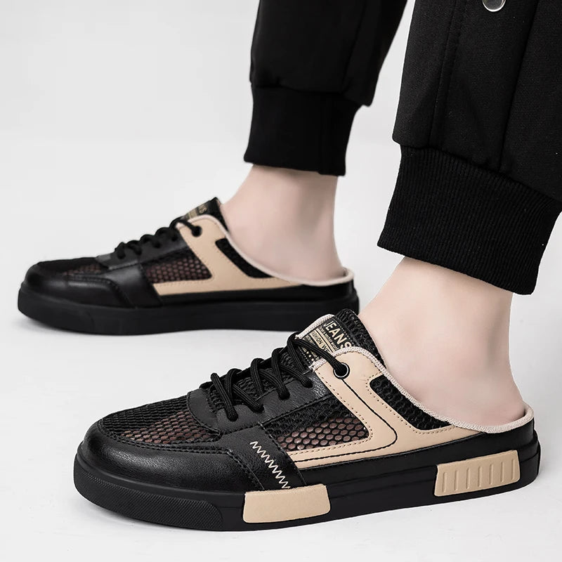 semi-pantoufle couleur noir